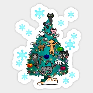 Cat Lover's Tree Sticker